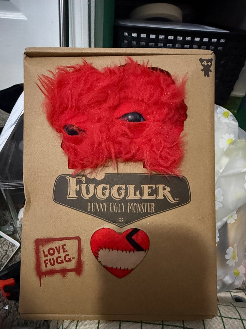 Red Funny Ugly Monster Plush - Brand
